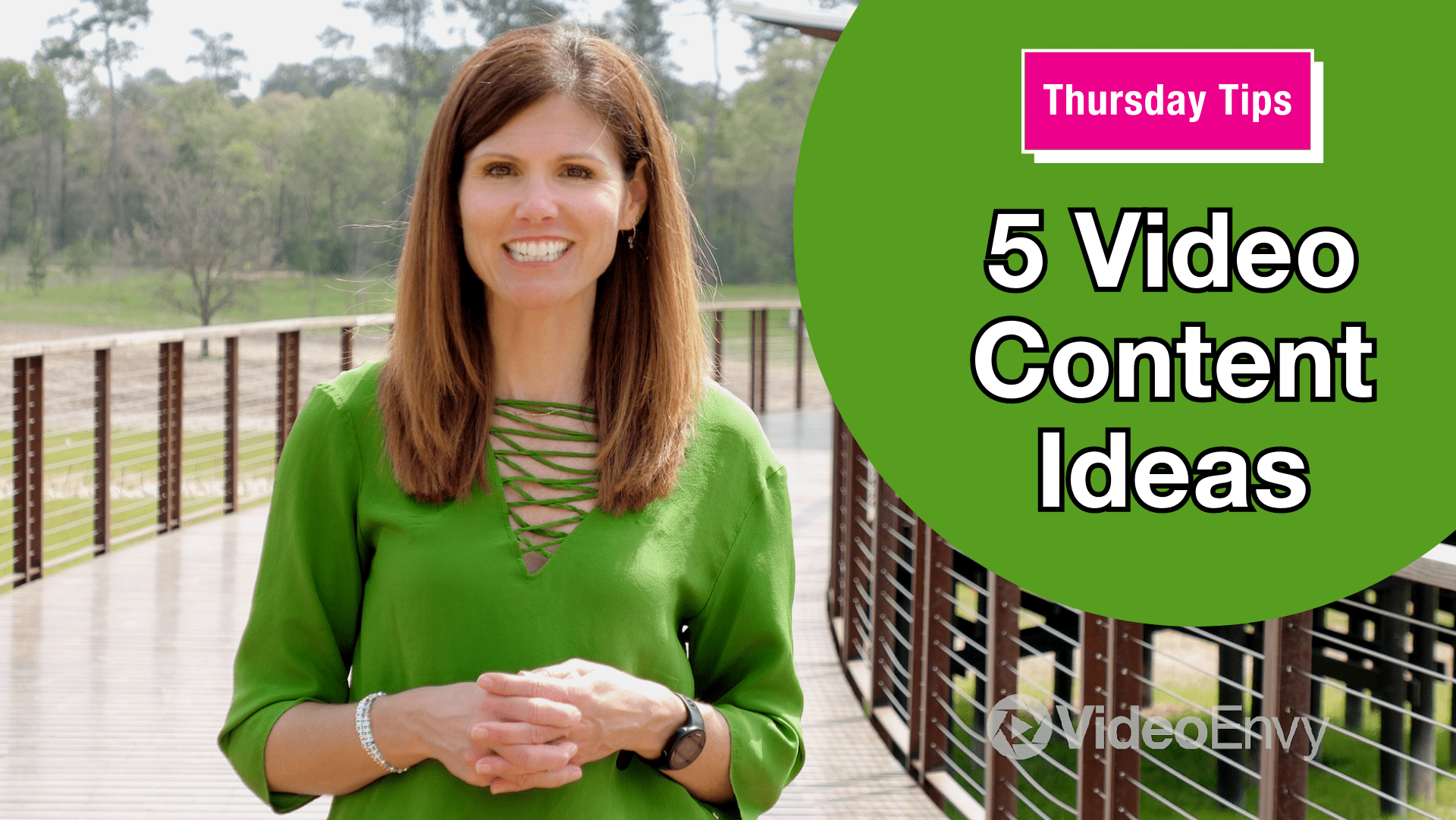 Thursday Tips: 5 Ideas for Video Content