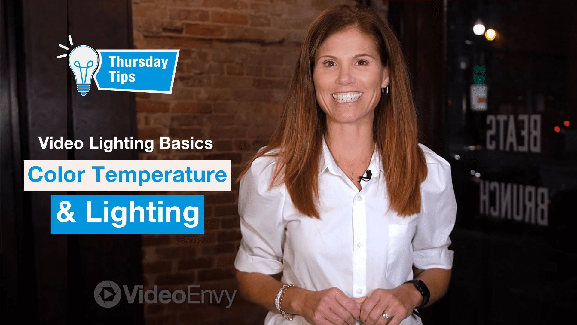Thursday Tips: Color Temperatures in Video Lighting