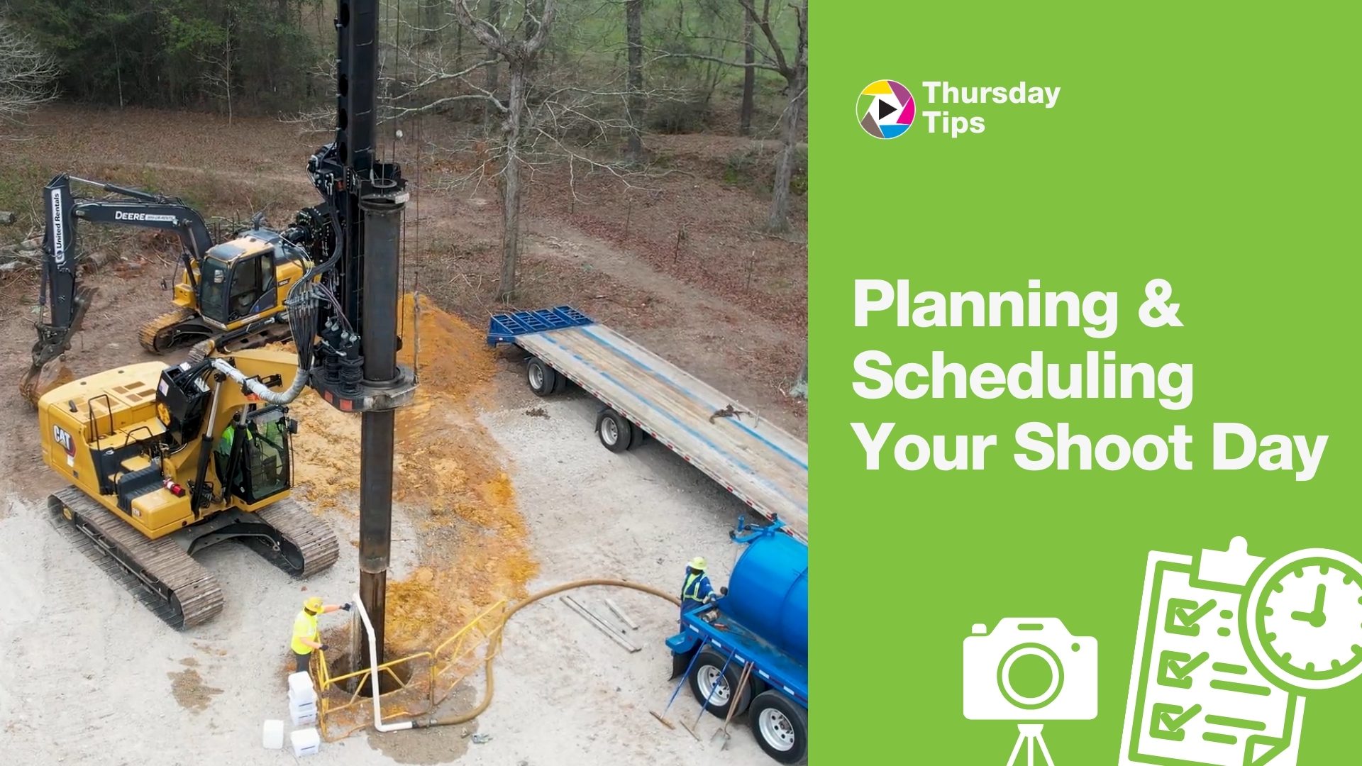 Thursday Tips: Planning & Scheduling Your Shoot Day